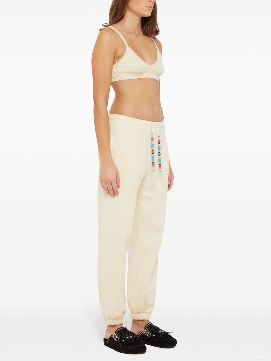 Affordable tapered Alanui trousers bead-embellished Women 0722